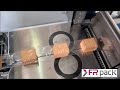 Flowpack ensacheuse horizontale emballage de biscuits par lots fr pack