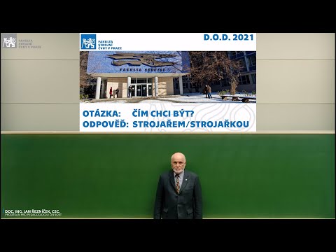 Přednáška o studiu na Fakultě strojní ČVUT v Praze – leden 2021