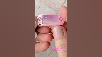 Unboxing the Tiniest Pink PSP-3000! 🎮✨ Retro Gaming Miniature Magic
