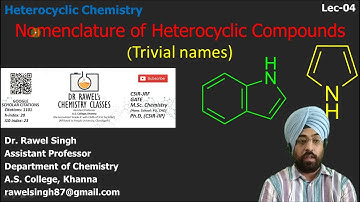|trivial names of heterocyclic compounds|#Msc#pharmaceuticalchemistry#industrialchemistry#NET#GATe
