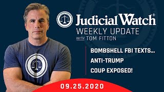 Judicial Watch alleges: Trump WAS Right--NEW FBI Texts EXPOSE Coup--New Clinton Court Fight, #SCOTUS/Voter Fraud Battles