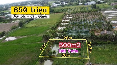 (đã bán) 500m2 đất vườn giá 850 triệu Mỹ Lộc - Cần Giuộc 0968.079.561