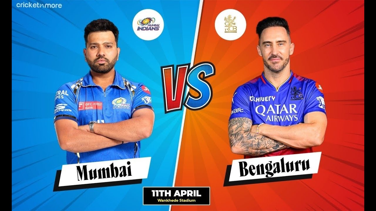 IPL 2024 LIVE Mumbai Indians vs Royal Challengers Bengaluru live