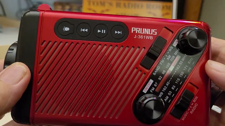 TRRS #2598 - Vital Emergency Radio - PRUNUS AM/FM/WB/BT/MP3 Radio J-361