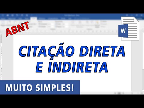 Vídeo: Como citar artigos de pesquisa em QUE estilo de citação