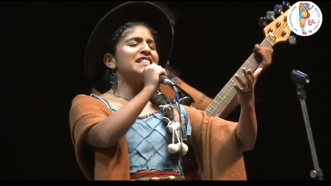 Wara Calpanchay.🔸 Rubro: Solista Vocal.🔸 Interpreta: “Digo la mazamorra” y “Mi pueblo azul”.