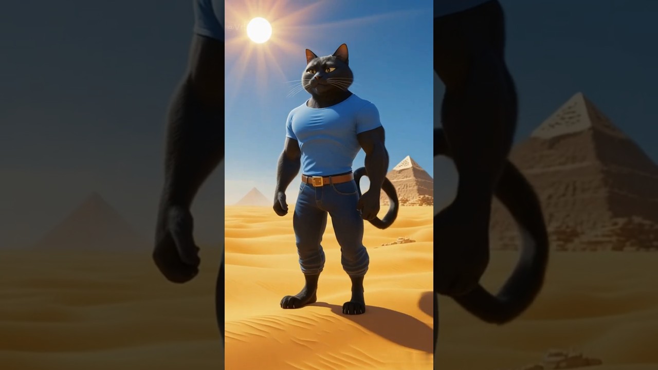 Epic Cat Adventure in Ancient Egypt!