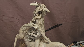 Sculpting With Lemon - Down The Ridge Line - Creating and Attaching Feathers