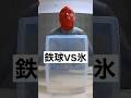 【再現】鉄球VS氷/Iron ball vs ice #shorts #実験 #エンタメ #RHACB