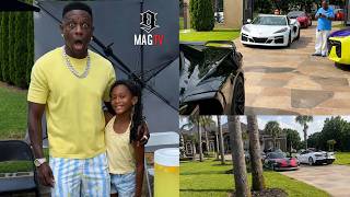 "WTF" Boosie Stunned After Corvette Club Pulls Up To Daughter Laila's Lemonade Stand! 🚘