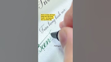 Mình có nhận viết thuê thiệp mời cưới Long Xuyên - An Giang và khu vực miền Tây. #vietthiepthue