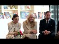 Crown Princess Mette-Marit and Crown Princess Victoria in Stockholm