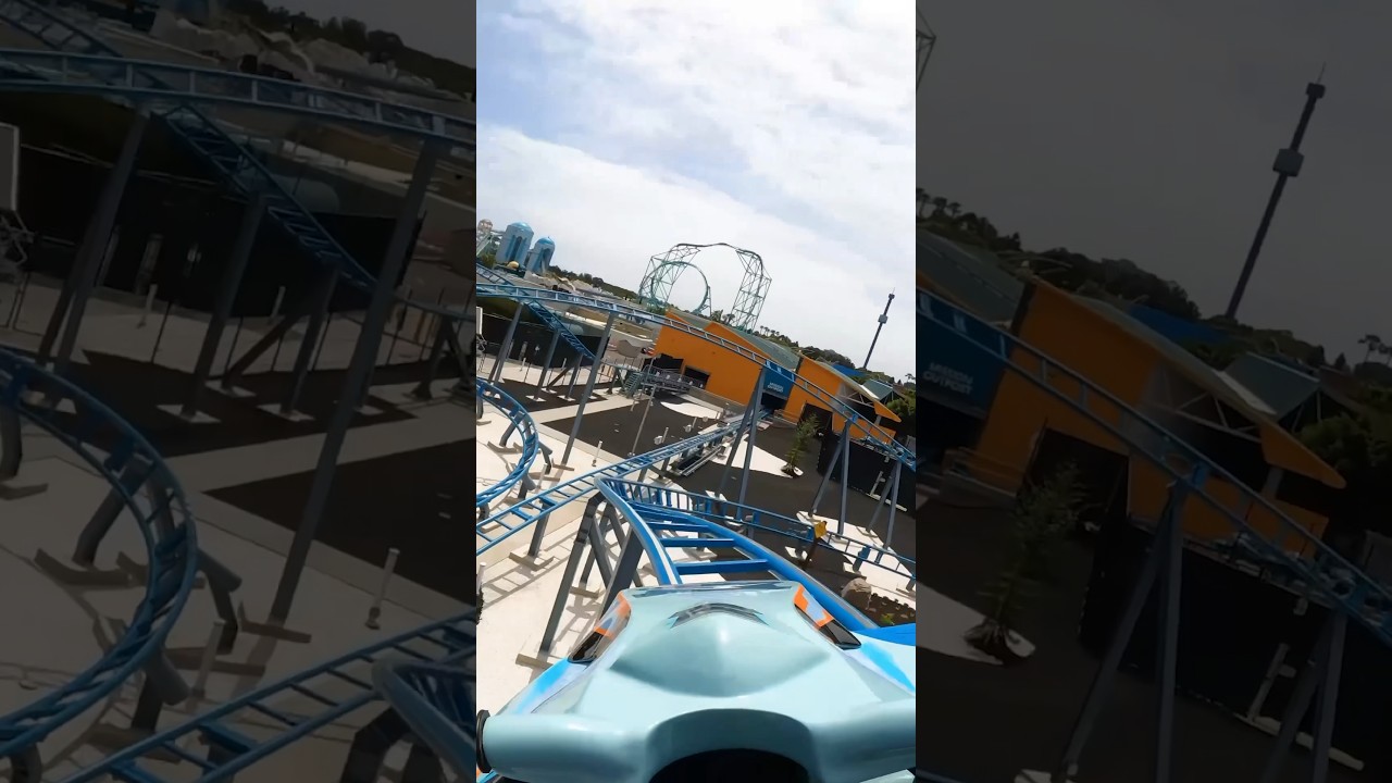 Feel the rush of the fastest and longest straddle coaster on the West Coast, Arctic Rescue!