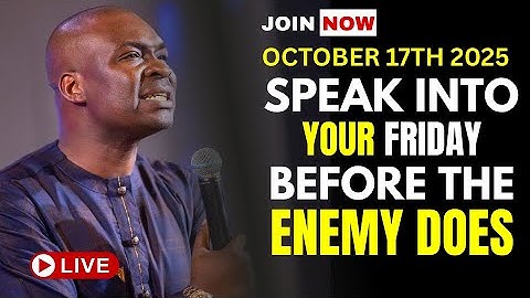 [FRIDAY 16TH OCTOBER] EARLY MORNING POWERFUL PROPHETIC MORNING PRAYER | APOSTLE JOSHUA SELMAN