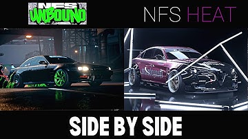 NFS Unbound vs NFS Heat | Side by Side Trailers