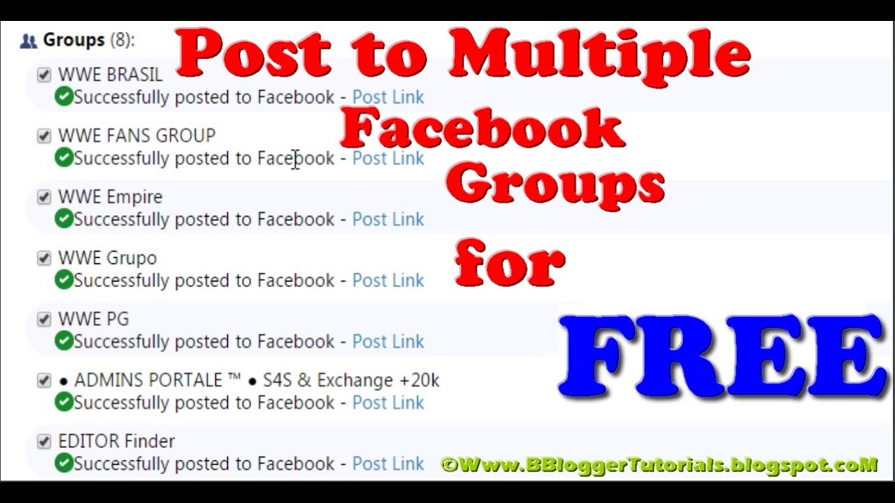 Grouped posting