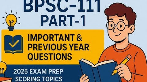 BPSC 111 || IMPORTANT AND PREVIOUS YEAR QUESTIONS || PART-1