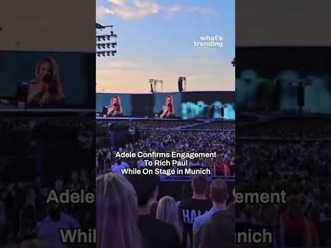 Adele Confirms Engagement to Rich Paul at Concert in Munich