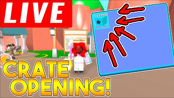 GIVING AWAY FREE LEGENDARY ITEMS! HUGE CRATE OPENING! | Mining Simulator ROBLOX