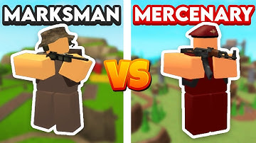 Marksman vs. Mercenary - Roblox Tower Battles