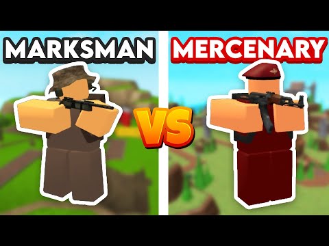 Marksman vs. Mercenary - Roblox Tower Battles