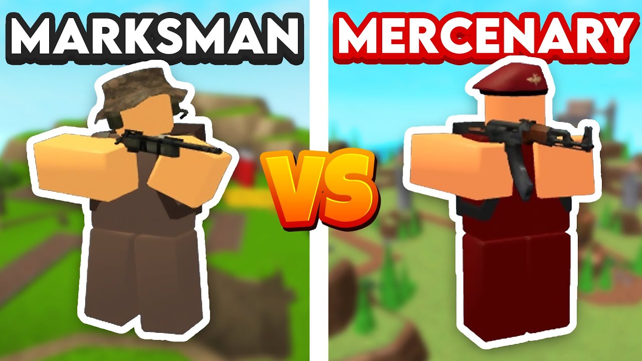 Marksman vs. Mercenary - Roblox Tower Battles