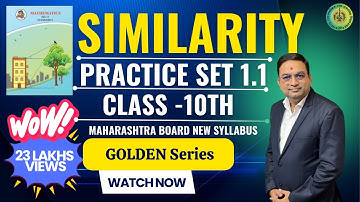 Similarity Practice Set 1.1 Class 10th Maharashtra Board New Syllabus Part 1