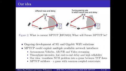 Session 5 - A Rent-Seeking Framework for Multipath TCP
