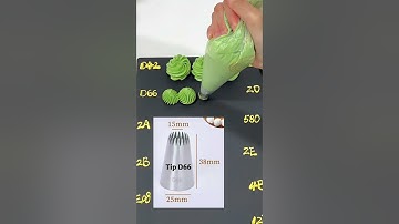 My favourite piping tip set#cakedecorating #cake #buttercream #piping