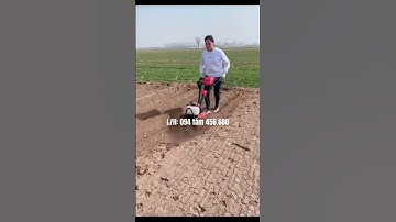 Máy cày xới đất 144f máy làm cỏ máy vun luống Ngô máy đào rãnh #music #automobile #farming #tulip