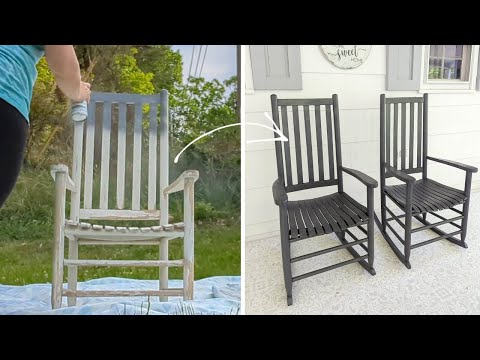 Video: The Easiest way to Paint Rocking Chairs