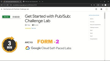 Get Started with Pub/Sub: Challenge Lab | #qwiklabs | #ARC113