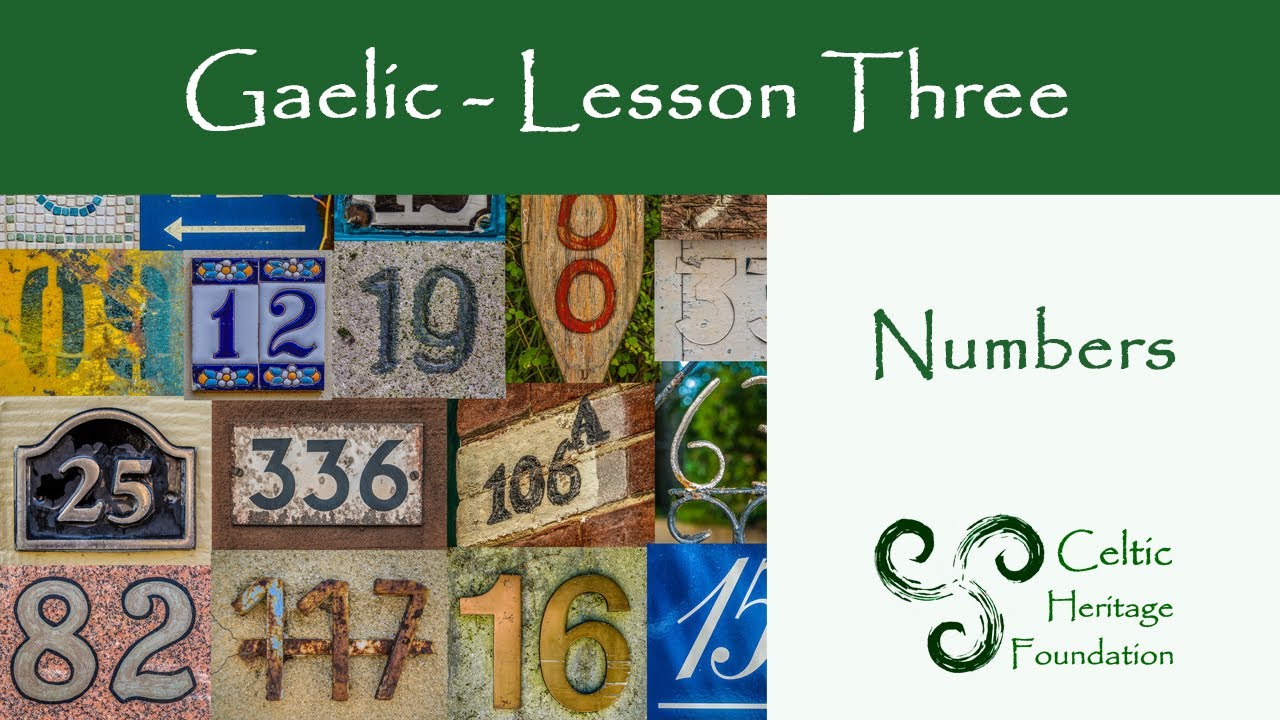 Gaelic Lessons Numbers YouTube Gaelic Lessons Numbers YouTube