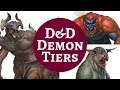 D&D MONSTER RANKINGS - DEMONS (part 1)