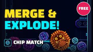 Chip Match — Official Gameplay | Neon Chip-Merge Arcade screenshot 3