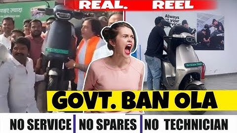 SHOCKING - OLA ELECTRIC BANNED 😡! No More Ola Ev | 