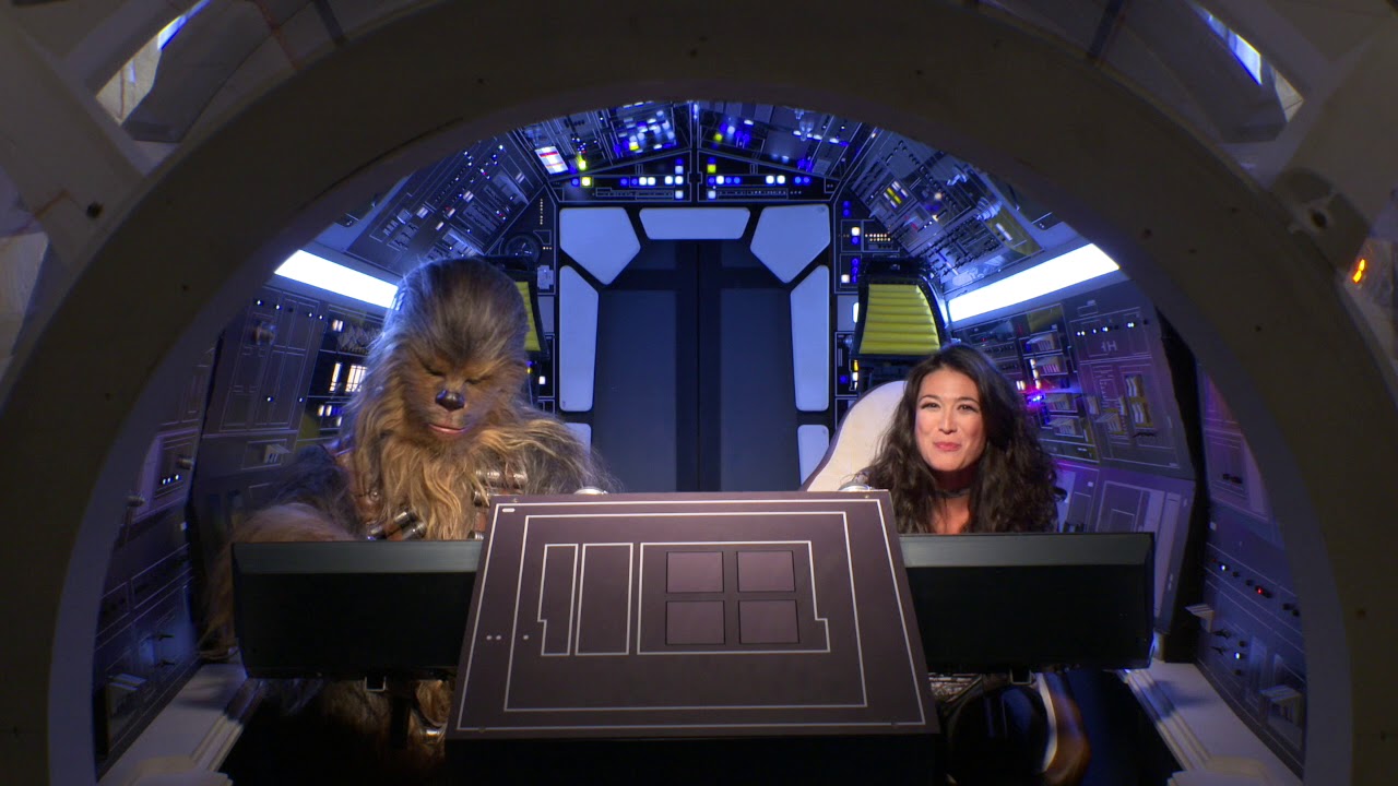 Jacki Jing in the Millennium Falcon! This will go well :) - YouTube