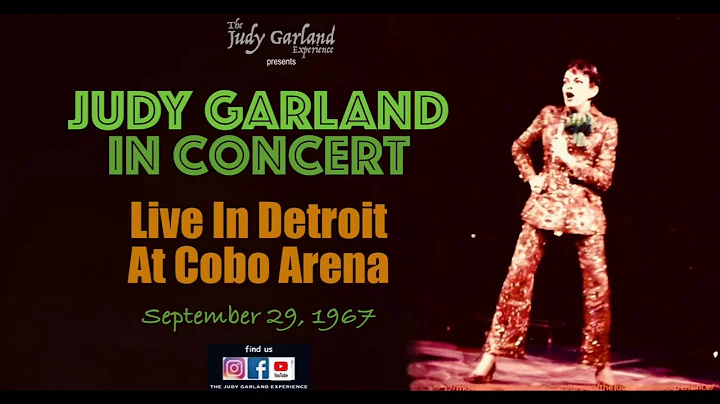 JUDY GARLAND In Concert DETROIT 1967 With The Bobb...