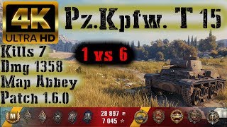 World of Tanks Pz.Kpfw. T 15 Replay - 7 Kills 1.3K DMG(Patch 1.6.0)