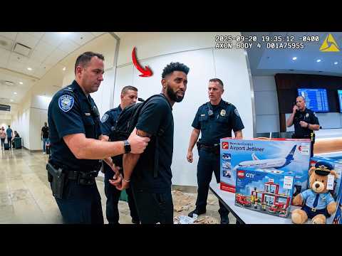 Busted at the Airport! Thief's Bag Packed With Stolen Merchandise | Bodycam