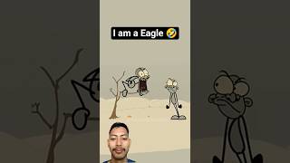 I am a Eagle 🤣#funny #shorts #animation #comedy
