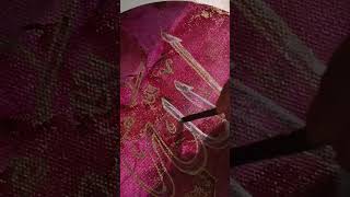 "Allah" in gold leaf | Arabic Calligraphy