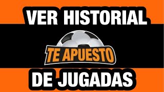 CÓMO VER EL HISTORIAL DE JUGADAS EN TE APUESTO . screenshot 3