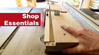 Making tapered legs doesn't have to be difficult. Essential woodworking shop project.