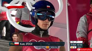KAMIL STOCH - Złoty medal !!! Pyeongchang Gold Medal IO 2018-02-17