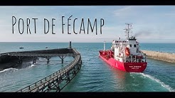 PORT OF FECAMP by Drone - 4K