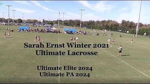 Sarah Ernst 2024 - Winter 2021 Highlights