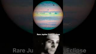 A Rare Triple Eclipse on #Jupiter Planet | Hubble Telescope| Solar Eclipse 🌍🌕☀️| #space #shorts