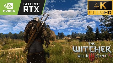 4K The Witcher 3 NextGen RayTracing Modded Graphics | Wagnum