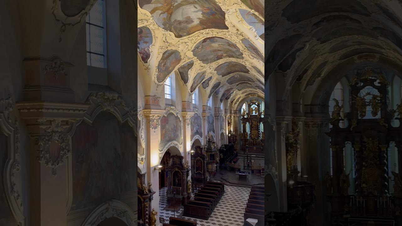 Touring Strahov Monastery. 